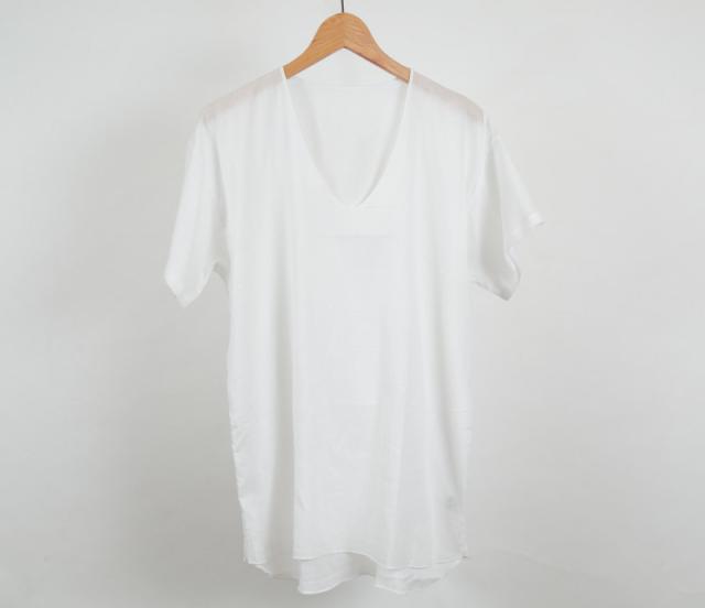 クレープ肌着 メンズ 半袖 綿100% U首 2枚組 M〜4L