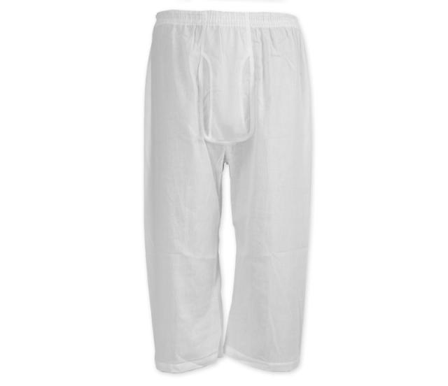 ステテコ メンズ クレープ 綿100% ひざ下 2枚組 M〜4L