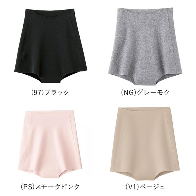 グンゼ キレイラボ 一分丈ショーツ シームレス 無縫製 綿 ボクサーショーツ ショーツ レディース M〜LL