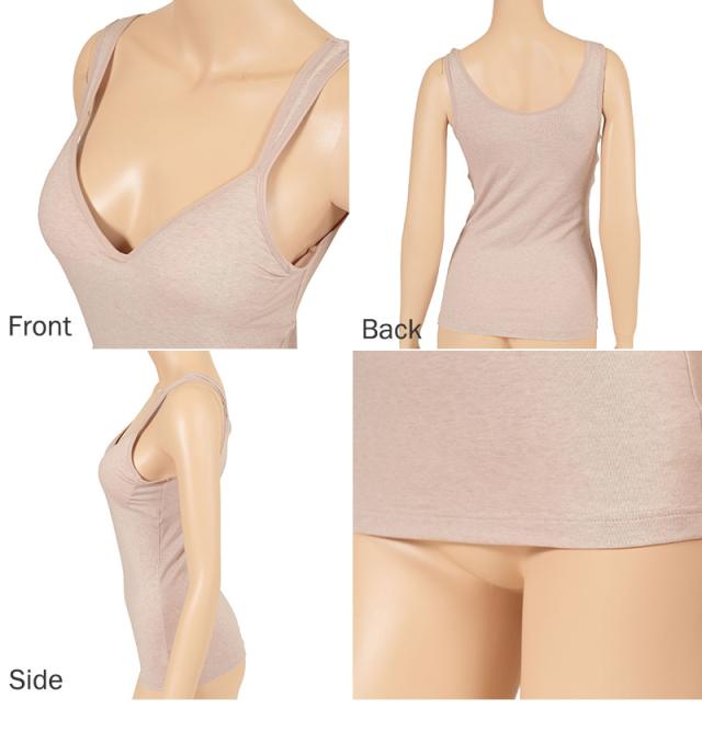 インナー ブラトップ カップ付き タンクトップ レディース M〜LL