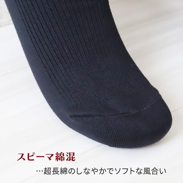 グンゼ POLO ワンポイント 刺繍 スクールソックス クルー丈 23-25cm