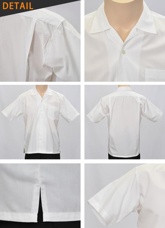 ヒロミチナカノ 開襟シャツ カッターシャツ 半袖 男子 S〜3L (取寄せ)