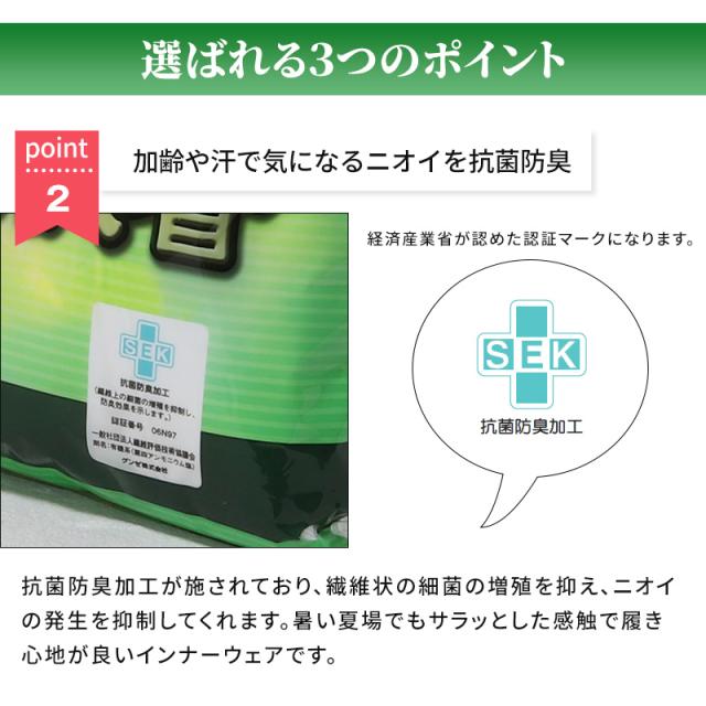 ズボン下 メンズ ももひき 綿100％ 前あき 2枚組 S〜LL