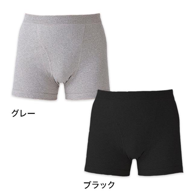 グンゼ やわらか肌着 ボクサーパンツ 前あき 2枚組 M〜LL