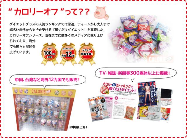 カロリーオフ 段階式着圧パンスト 20デニール M-L