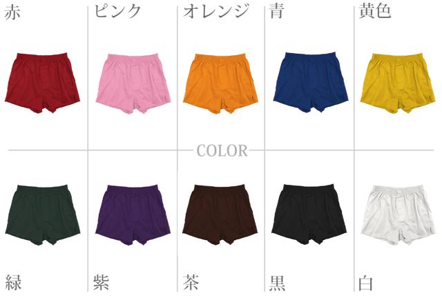 トランクス メンズ 綿100 大きいサイズ 下着 インナー 前開き スリット 風水カラー 3L-6L