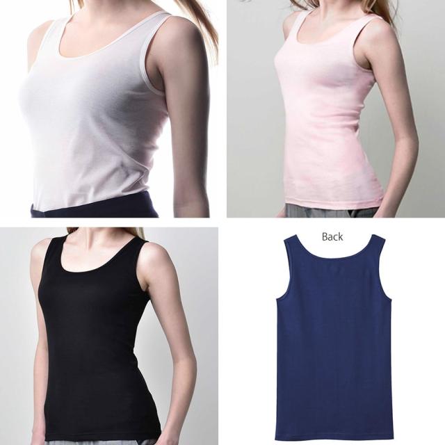 グンゼ Tuche タンクトップ 綿100% 肌着 レディース M・L