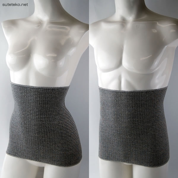 腹巻 男女兼用 紀州備長炭繊維腹巻 はらまき ハラマキ メンズ レディース M-L (取寄せ)