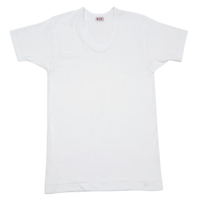 BVD メンズ 半袖シャツ Uネック 綿100％ 5L・6L