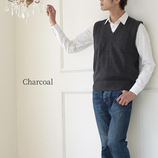 Vネック ニット メンズ ベスト ビジネス S〜3L