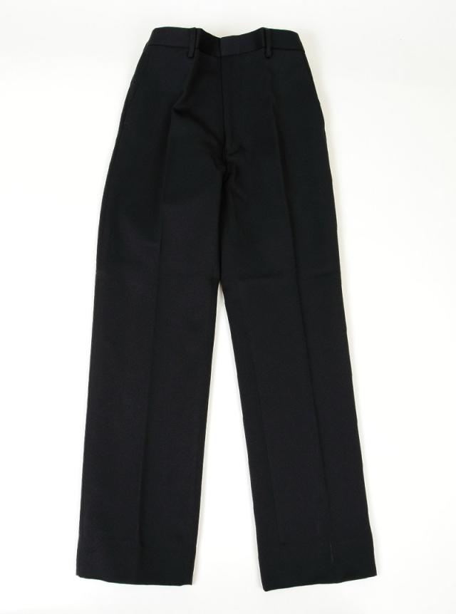 小学生 制服 長ズボン 黒 洗える ノータック 後ろゴム 120cmA〜170cmB (送料無料) (取寄せ)