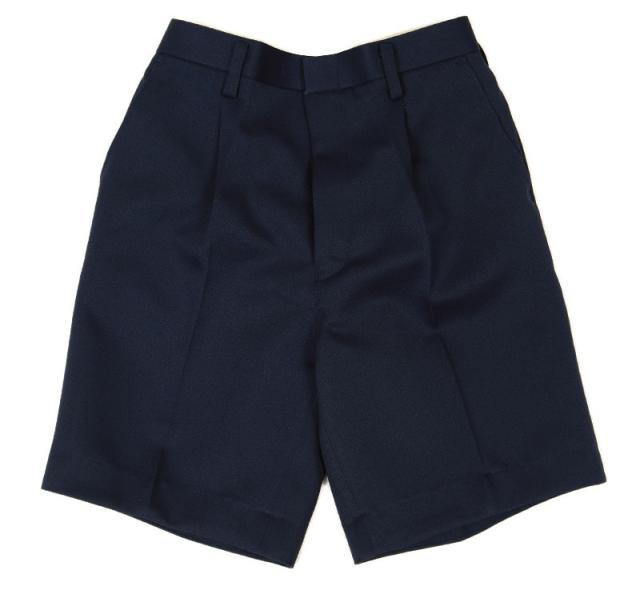 小学校 制服 半ズボン 5分丈 紺 後ろゴム 110cmA〜170cmB (取寄せ)