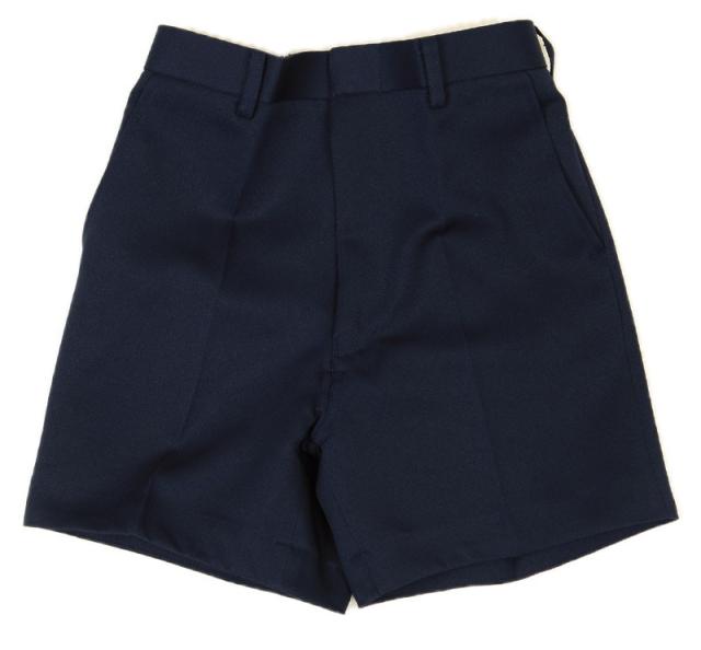 小学校 制服 半ズボン 5分丈 紺 後ろゴム 110cmA〜170cmB (取寄せ)