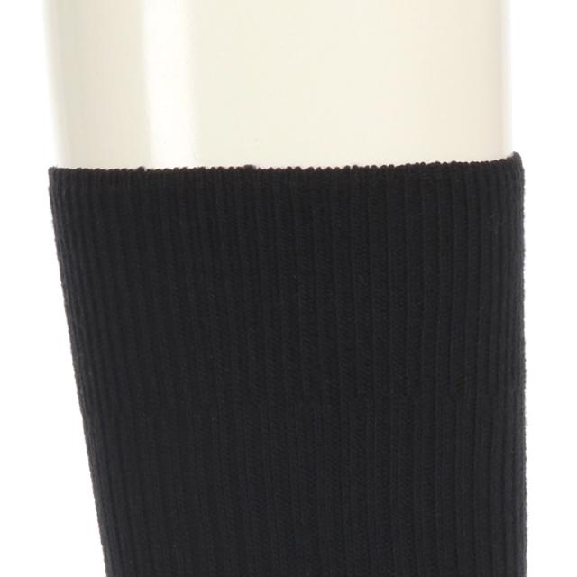 ソックス メンズ 靴下 ワンポイント刺繍 リブソックス ビジネスソックス 紳士 K刺繍 クルーソックス 2足組 24-26cm・26-28cm