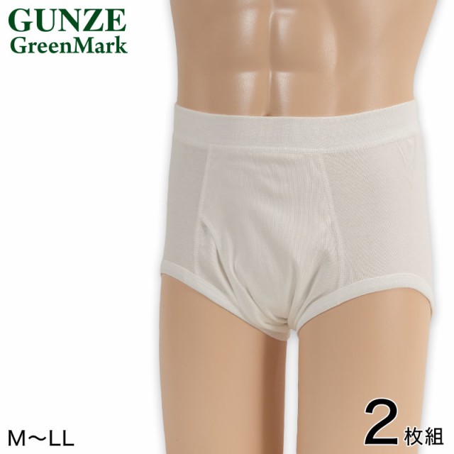 グンゼ スパンブリーフ メンズ 綿100% 2枚組 M〜LL