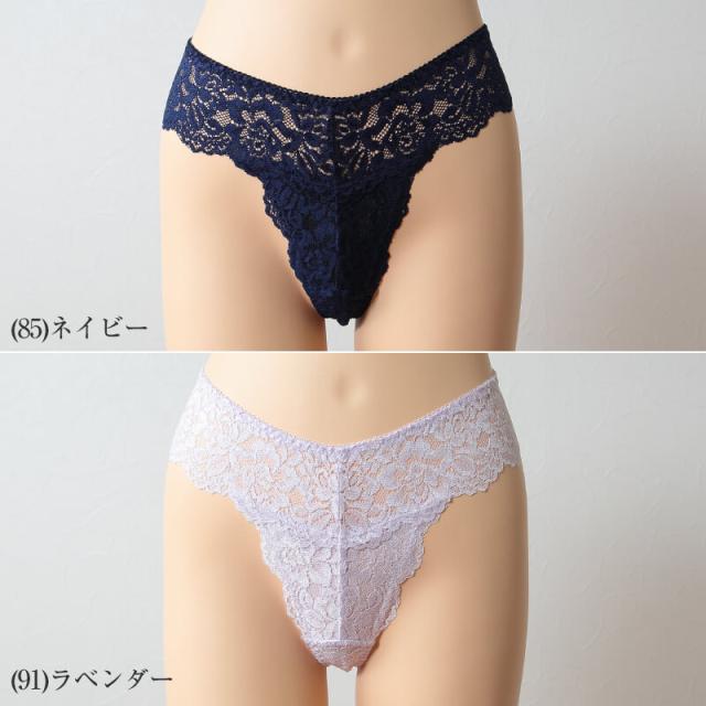 総レース ショーツ Tバック レディース M〜LL