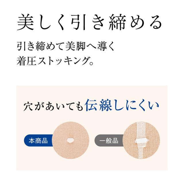 グンゼ サブリナ 着圧 ストッキング 足首13hPa ひざ下 22-25cm