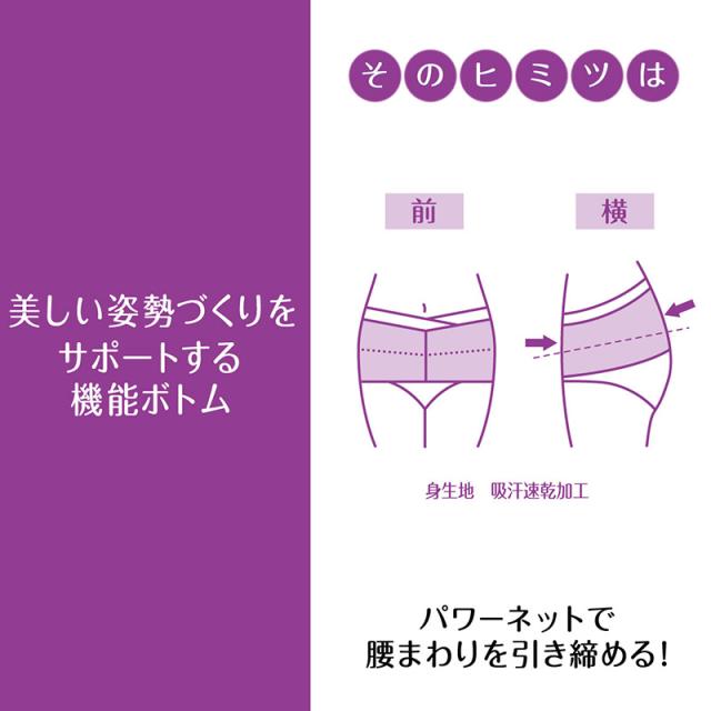 アツギ 骨盤メイク ガードルショーツ レディース 骨盤 引き締め M〜LL