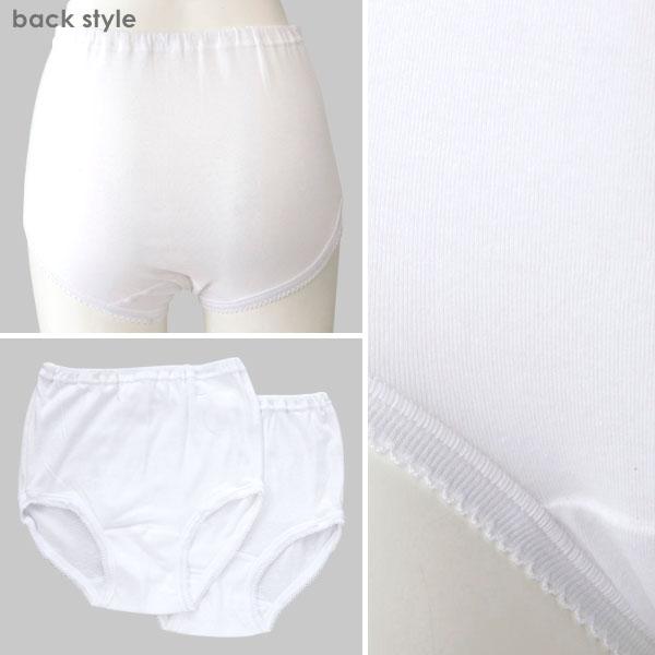 綿100% ショーツ レディース 深ばき ゆったり 2枚組 M〜LL