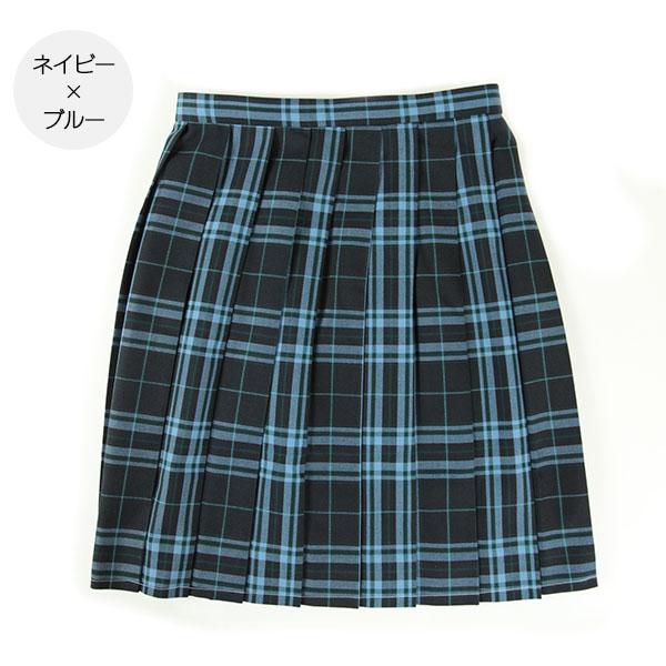 制服 スカート チェック柄 プリーツスカート スクールスカート M・L (送料無料) (在庫限り)