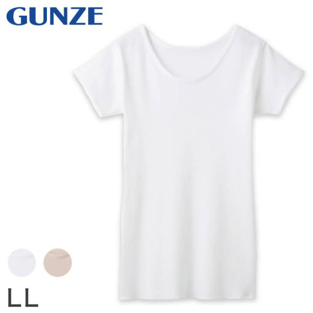 グンゼ 快適工房 婦人 半袖丸首シャツ LL