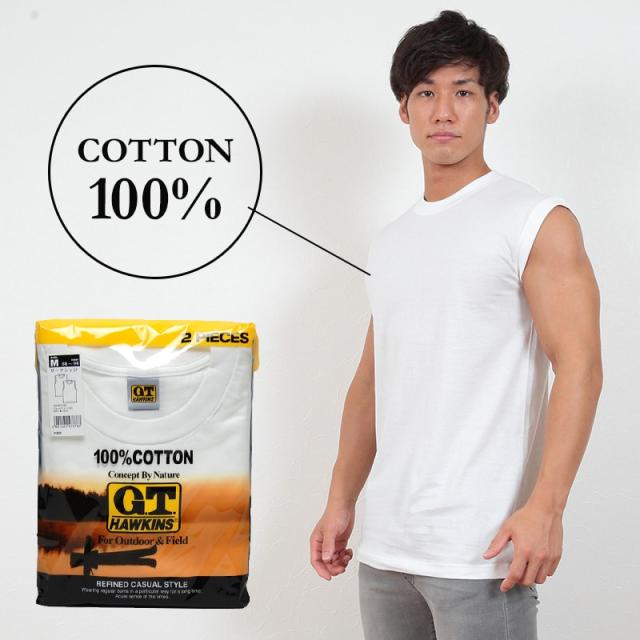 グンゼ サーフシャツ メンズ 綿100% 肌着 2枚組 M〜LL