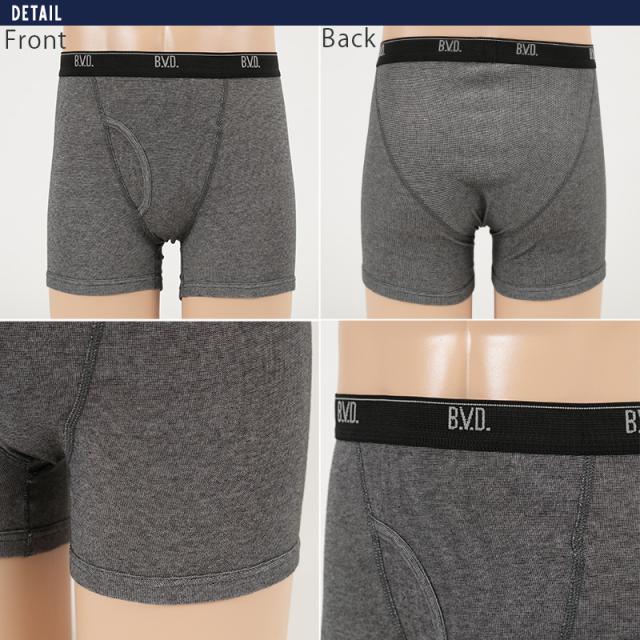 BVD ボクサーパンツ メンズ ボクサーブリーフ 前あき 2枚組 M〜LL