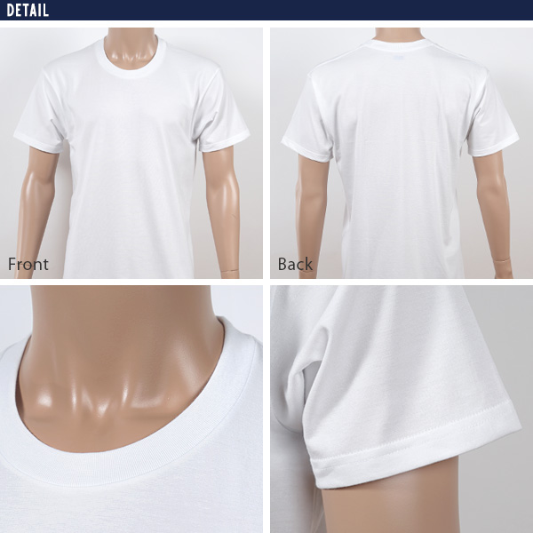 BVD メンズ インナー 半袖 大きいサイズ 丸首 シャツ 2枚組 3L・4L