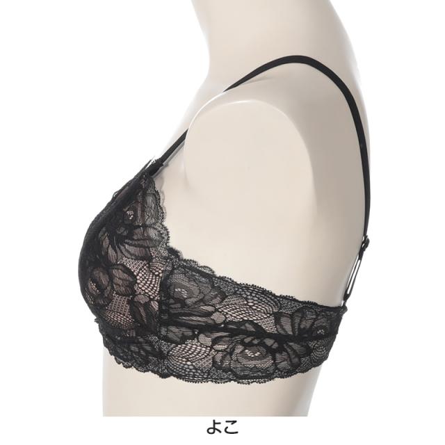 アツギ ノンワイヤーブラ ブラジャー 総レース M〜LL (在庫限り)