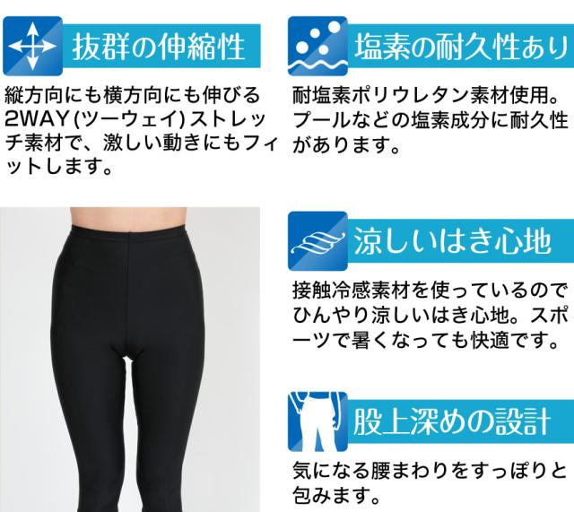 スパッツ 7分丈 スポーツ インナー M-L〜5L