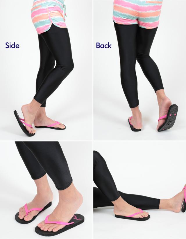 ラッシュガード レギンス レディース UPF50+ M-L〜5L