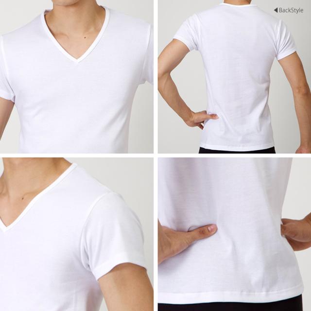 グンゼ tシャツ メンズ インナー 半袖 綿100% vネック M〜3L