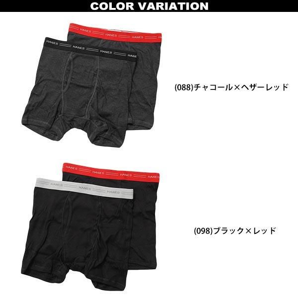 ヘインズ ボクサーパンツ メンズ 前開き 大きいサイズ 2枚組 3L・4L