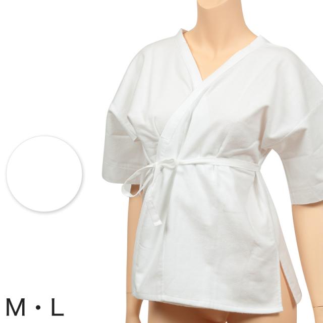 日本製 レディース 綿100% 両面起毛 背紐付き綿ネル肌襦袢 M・L (和装呉服) (取寄せ)