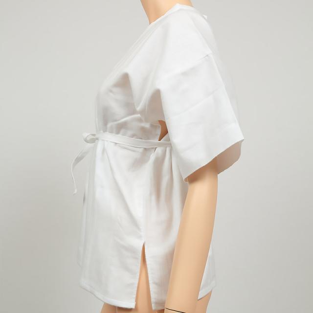 日本製 レディース 綿100% 両面起毛 背紐付き綿ネル肌襦袢 M・L (和装呉服) (取寄せ)