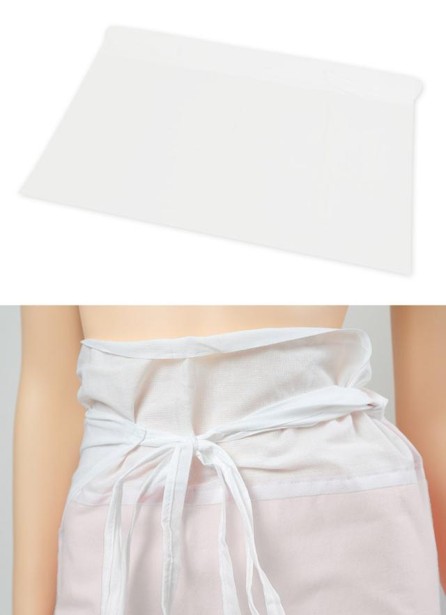 日本製 レディース 綿100％ 両面起毛 16双ネル 紐付き 和装裾除け M・L (和装呉服) (取寄せ)