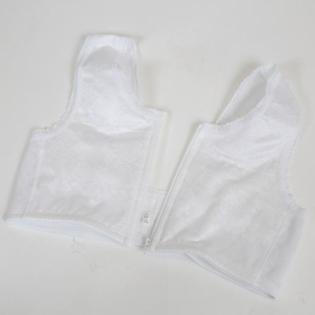 日本製 レディース 京楽楽 裏綿 抗菌防臭加工 フロントファスナー 和装ブラジャー M〜EL (和装呉服)