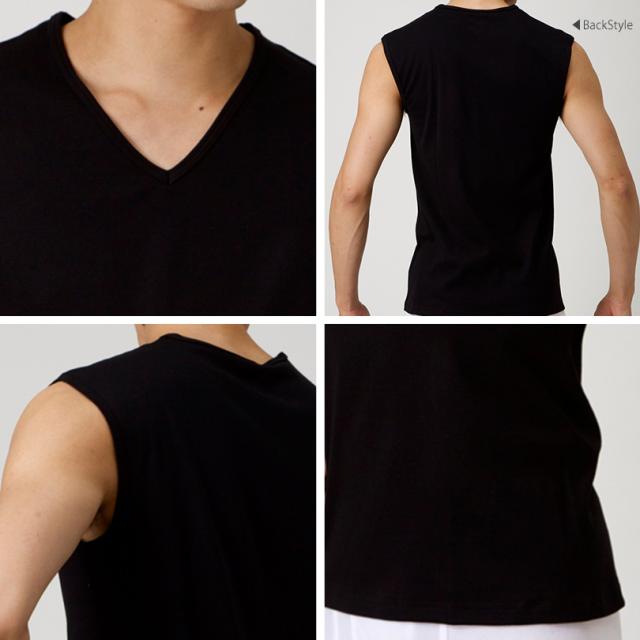 グンゼ インナー 綿100% メンズ ノースリーブ vネック スリーブレス シャツ M〜3L