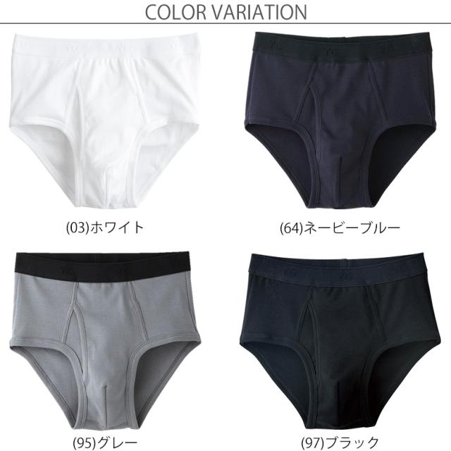グンゼ ブリーフ メンズ 綿100% 前開き M〜LL
