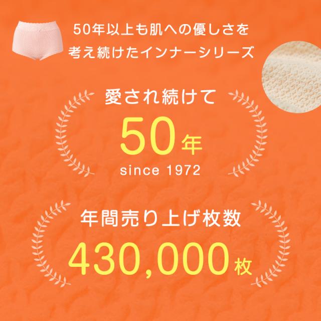 ショーツ レディース レース 綿 深履き LL