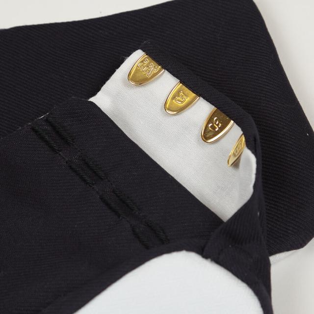 日本製 紳士用 巴足袋 綿100% 四枚馳 晒裏 濃紺スクール足袋 24cm〜28cm (取寄せ)