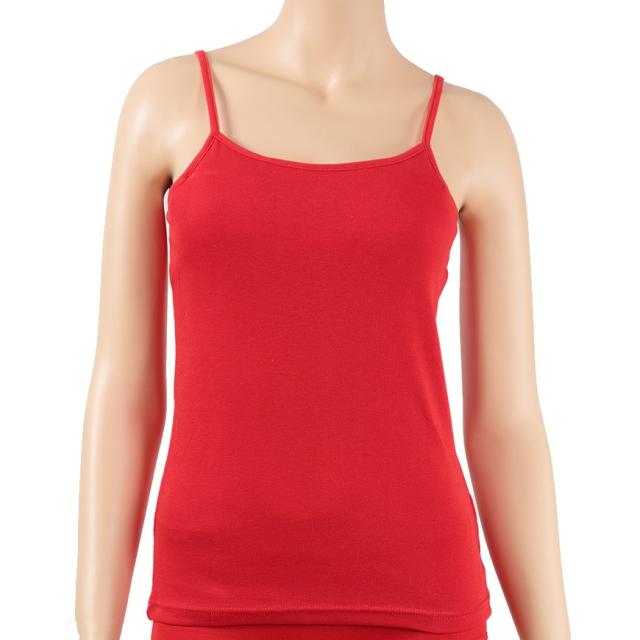 赤下着 レディース カップ付き キャミソール M L LL