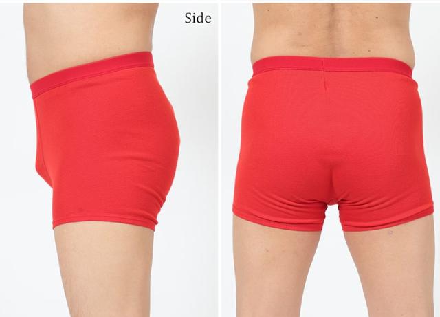 メンズ 赤いボクサーブリーフ M〜LL