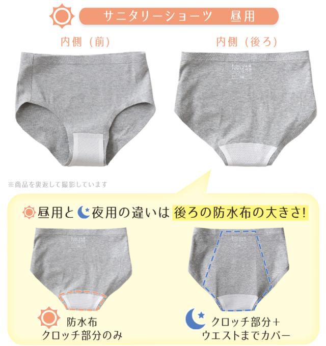 サニタリーショーツ ジュニア 昼用 140〜160cm