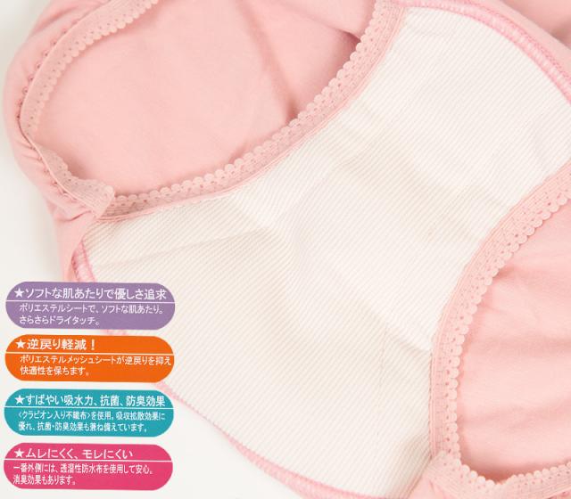 失禁ショーツ 婦人 ケアショーツ 5cc M〜3L (在庫限り)