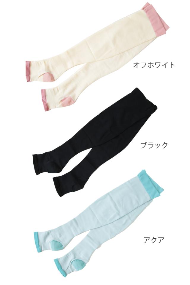 MedicPiedo 着圧カルテ おやすみナイロンオーバーニー S・M