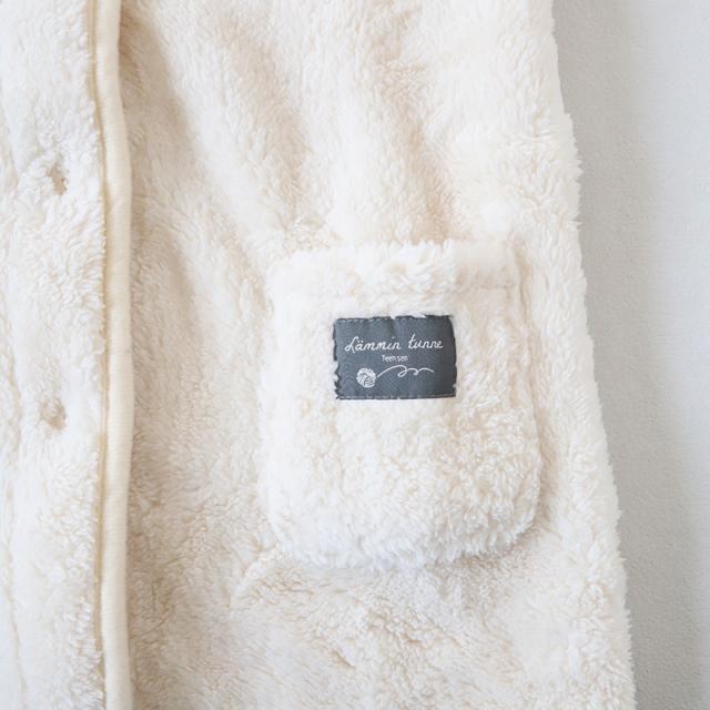 キッズ スリーパー もこもこ 冬 シープタッチ ベスト ノースリーブ 100-130cm (在庫限り)