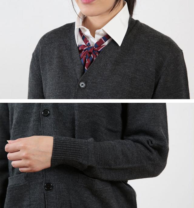 ウール混 カーディガン S〜4L(送料無料) (取寄せ)