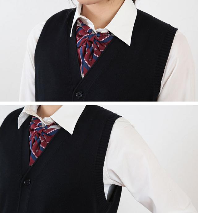 綿混 前開きベスト S〜4L (取寄せ)