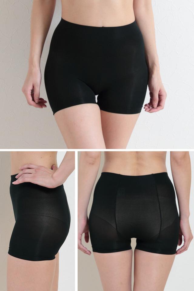 シルク レギンス 1分丈 レディース JM-L